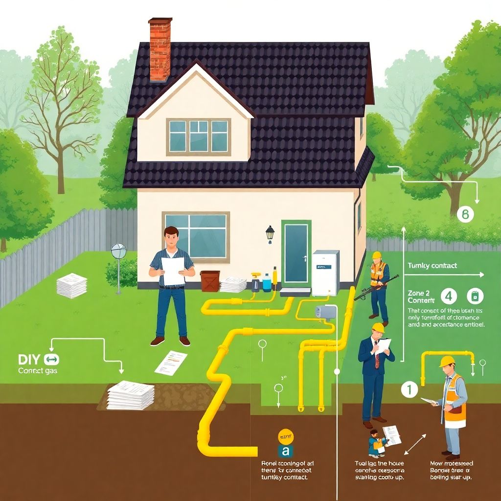Подключение к газу в загородной недвижимости: ключевые особенности и этапы