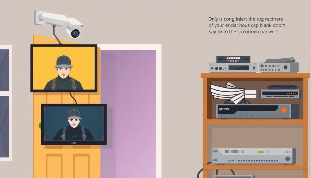 Безопасность на дачном участке: охрана и видеонаблюдение - иллюстрация