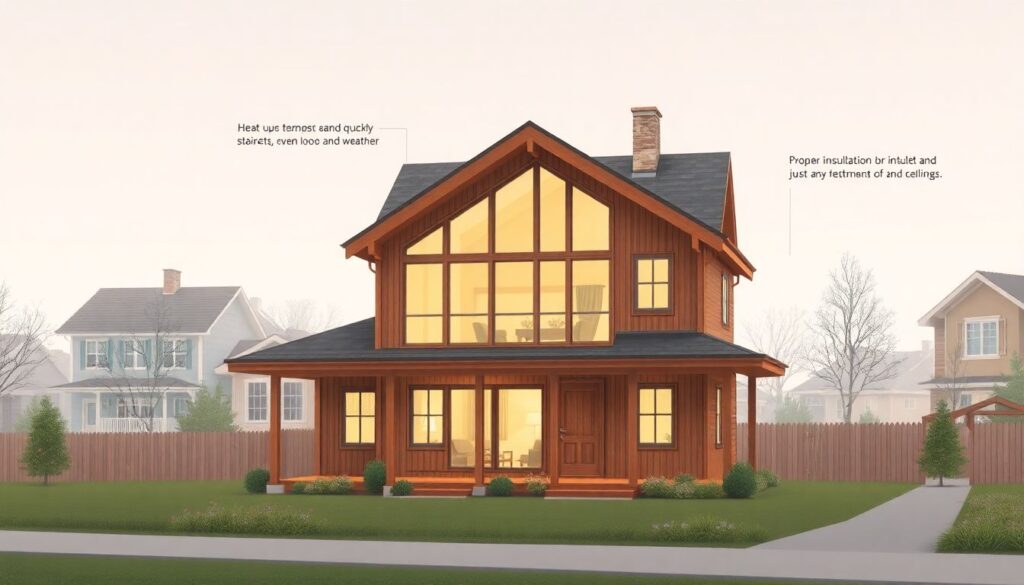 Строительство каркасных домов для загородной недвижимости - иллюстрация