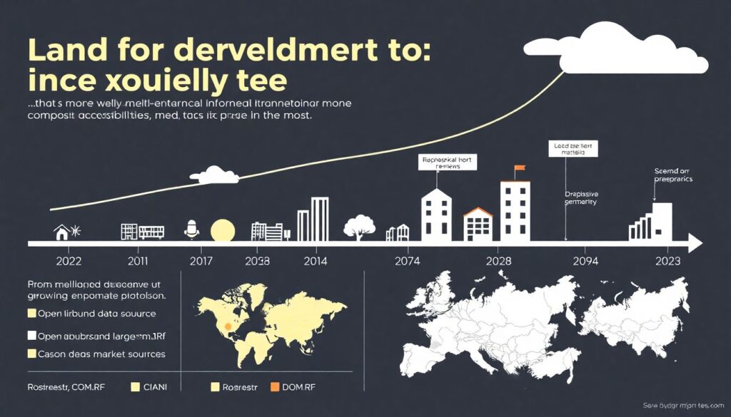 Тенденции цен на земельные участки под застройку в 2025 году - иллюстрация