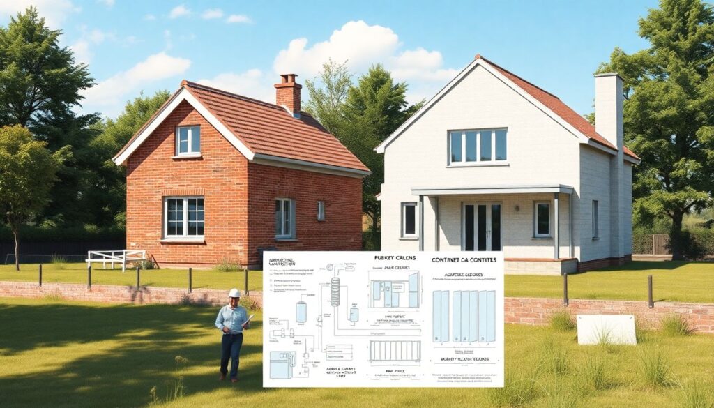 Сравнение популярных материалов для застройки домов в загородной зоне - иллюстрация