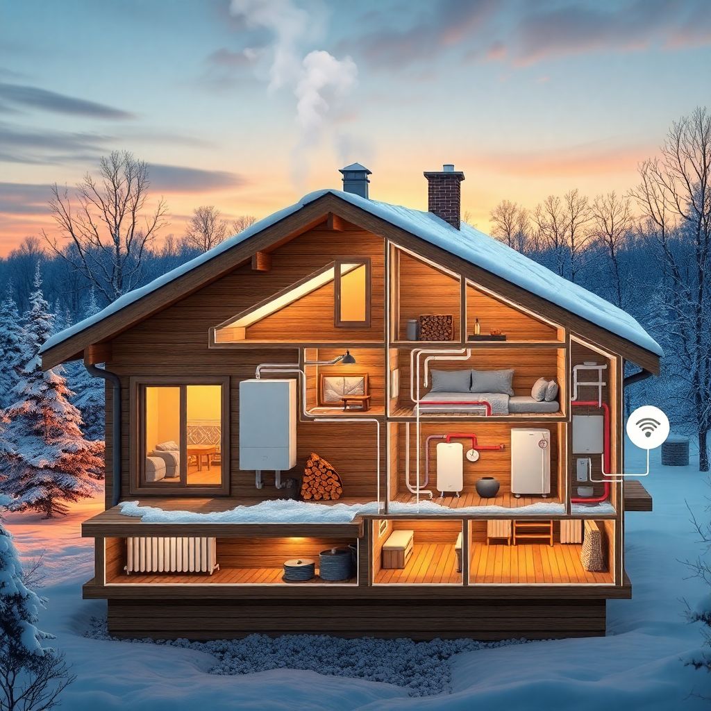 Автономная система отопления в дачном доме: пошаговое устройство и советы