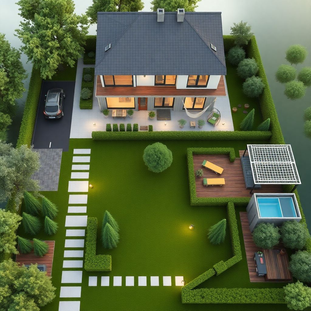 Тенденции ландшафтного дизайна для участков 10 соток: современные решения