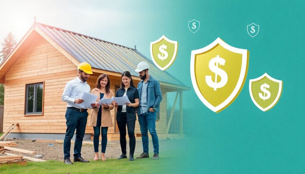 Гарантии и страховки при строительстве коттеджа - иллюстрация